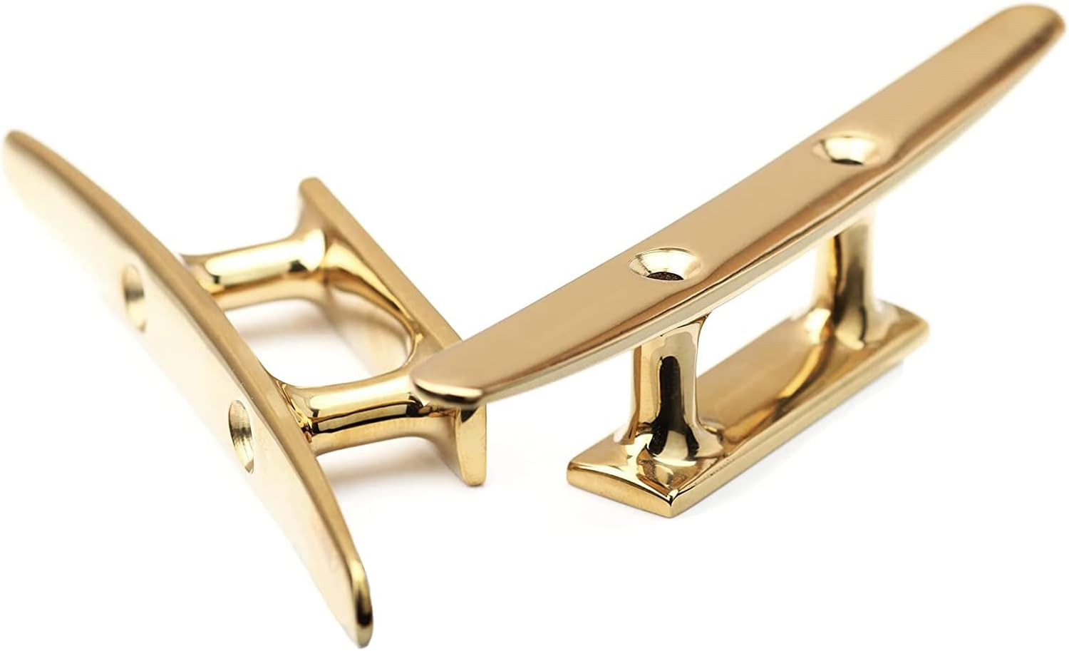 Brass Boat Cleats 6 Inch Brass Color Boat Cleat 316 Stainless Steel Boat Open Ba