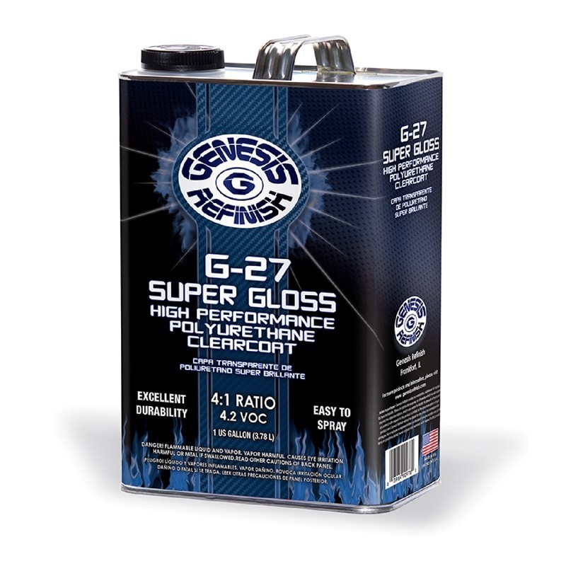 Automotive Paint Kit Super Gloss 4:1 Clearcoat G-27 With Hardener 1 Gallon Kit