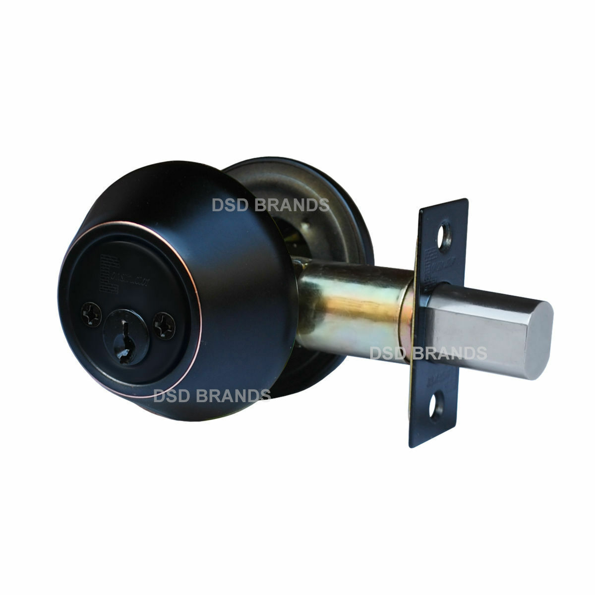 Constructor Deadbolt Entry Door Lock Oil Rubbed Bronze Single or Double Cylinder