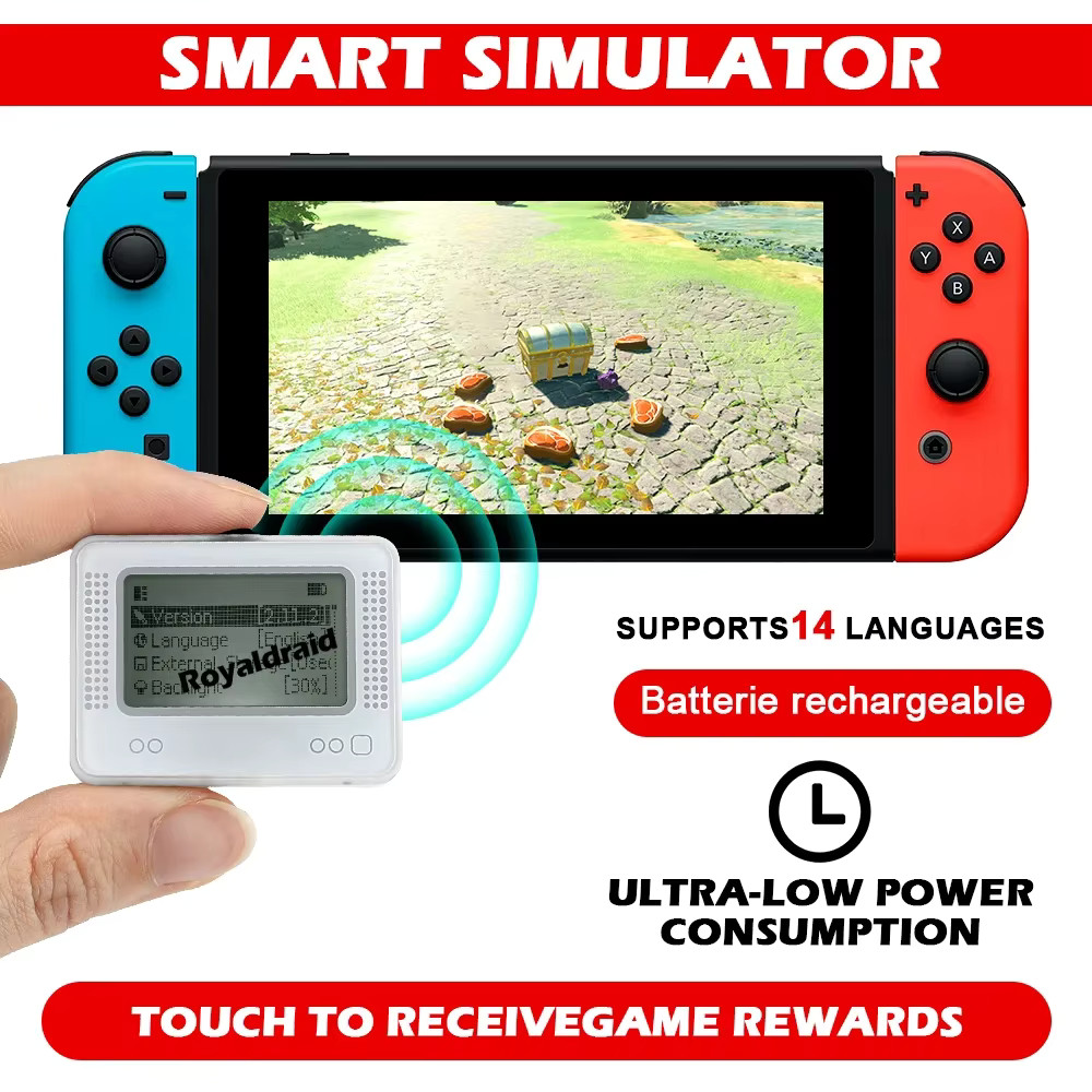 For Allmiibo Chargeable Intelligent Simulator Emulator Bluetooth-Compatible Univ