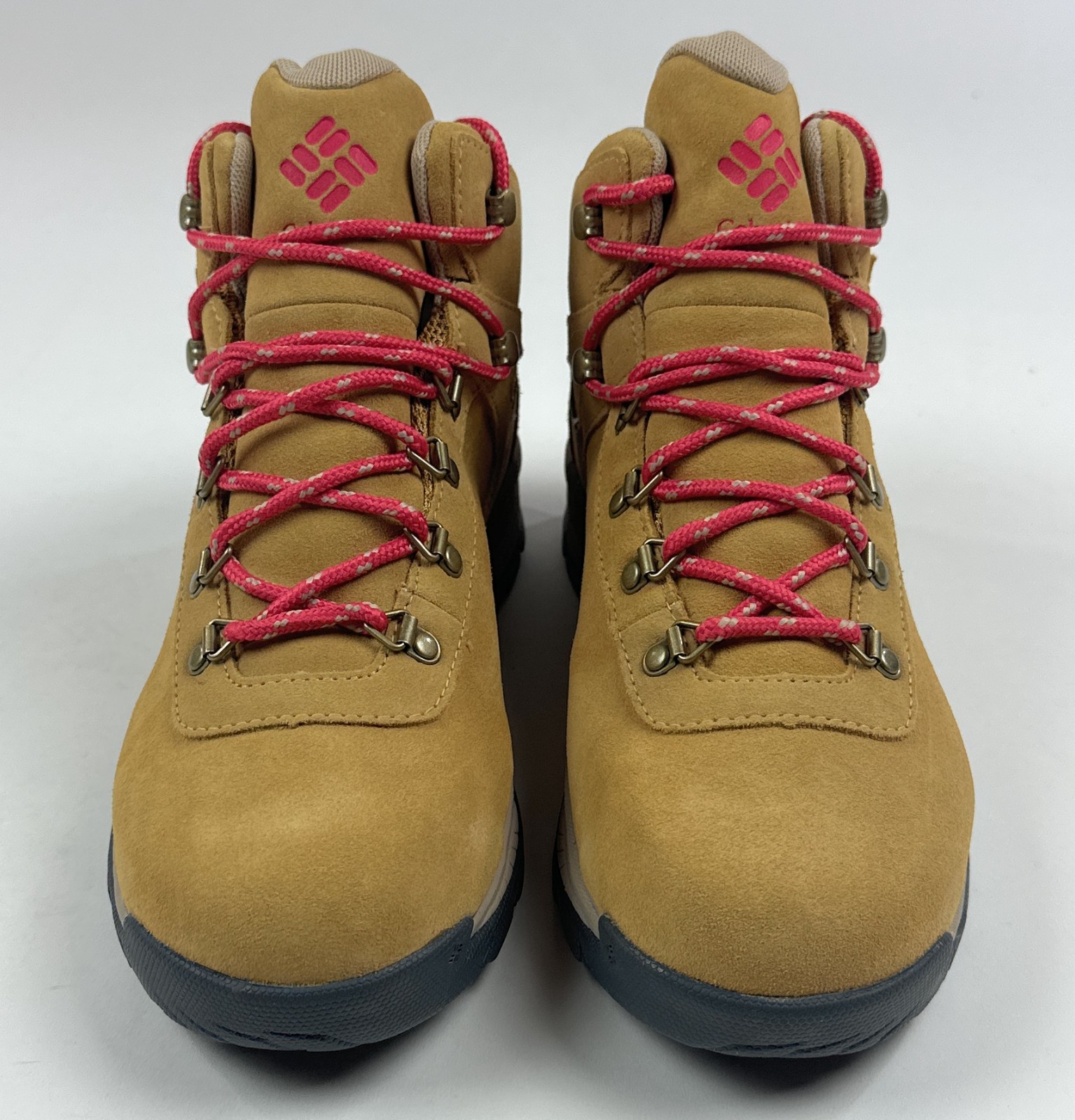 Columbia Yoncalla Suede Womens Size 9.5 Brown Hiking Boots Waterproof YL0758-373