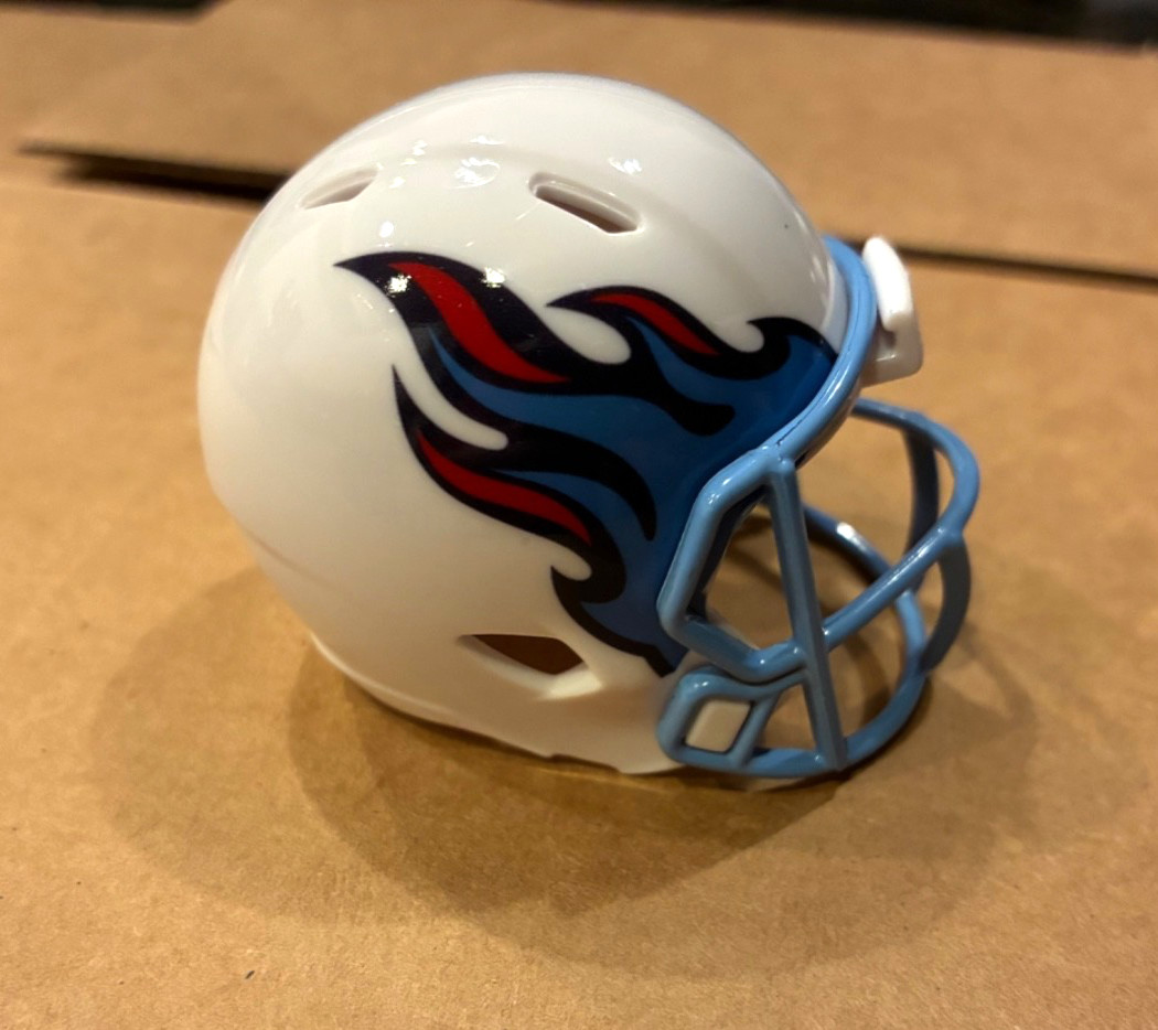 Tennessee Titans custom pocket pro helmet