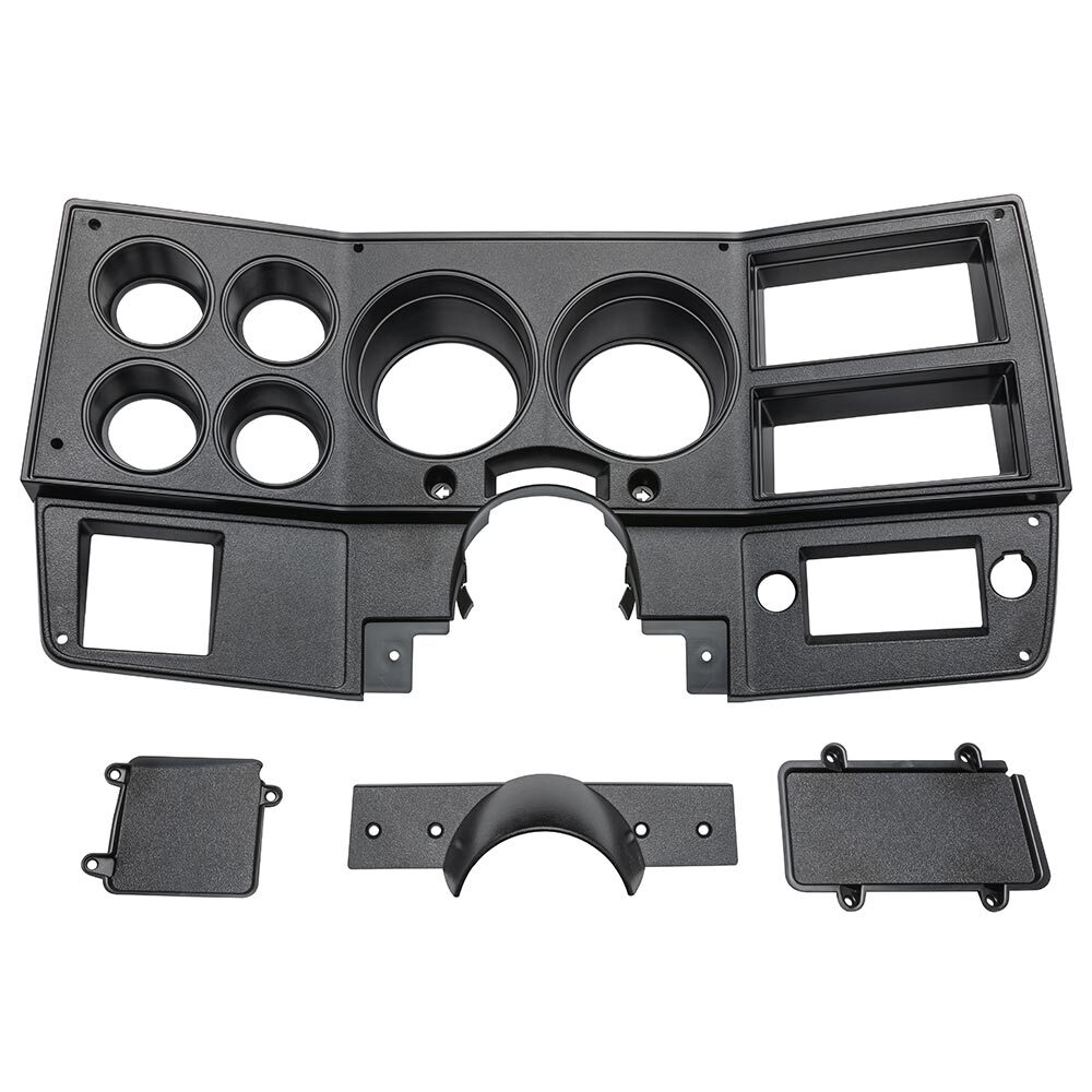 GlowShift Cluster Dashboard Panel Pod 6-Gauge Package Bundle for 73-87 Chevy C10