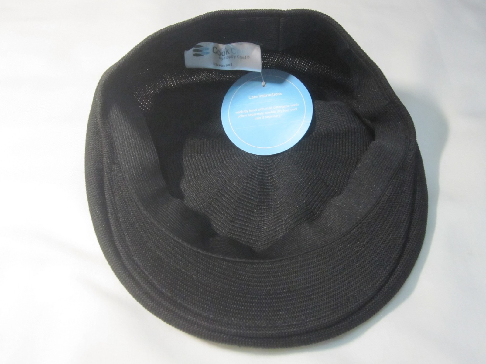 Cook Cool by Happy Chef Kangol Beret Culinary Hat Black