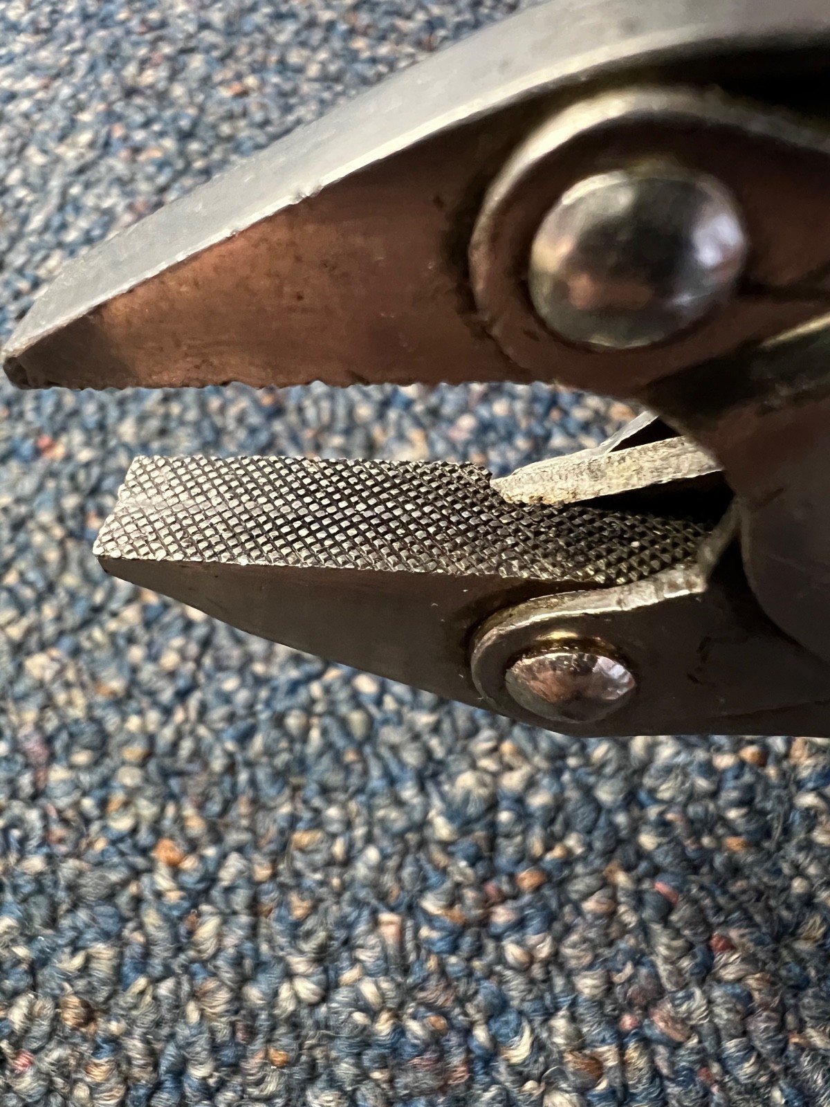 Sargent 5-1/2" parallel-jaw piers w/cutter, USA, good condition