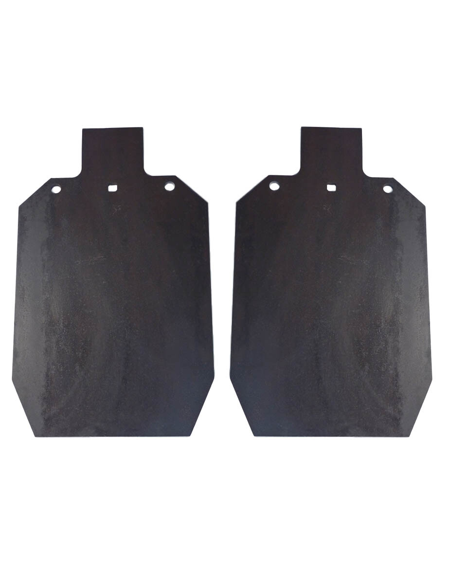Tactical Scorpion 2 PCS AR500 Steel Shooting Targets IDPA 12" x 20" X 3/8 Gong