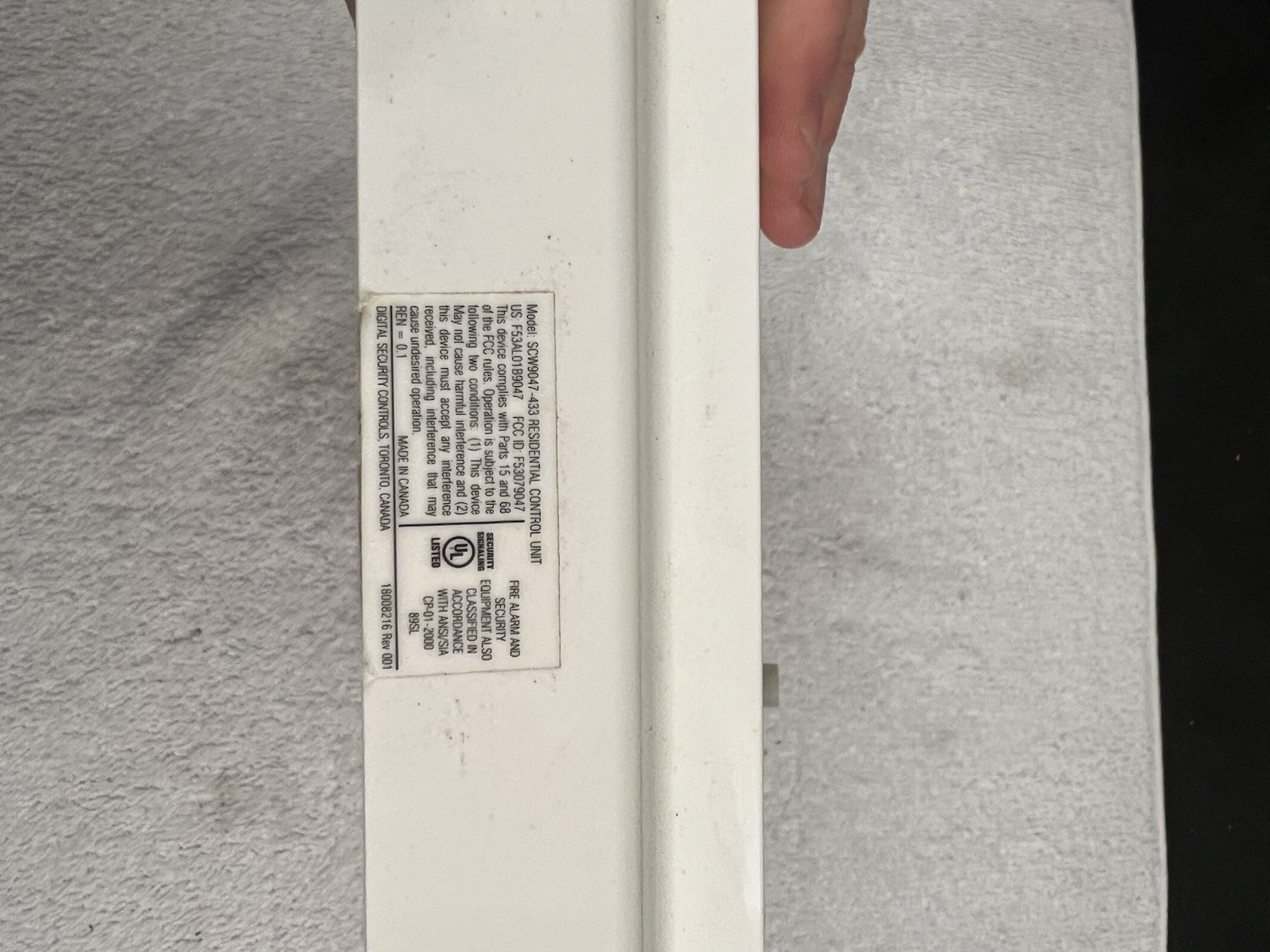 DSC SCW9047 Self contained Alarm System 433 MHz