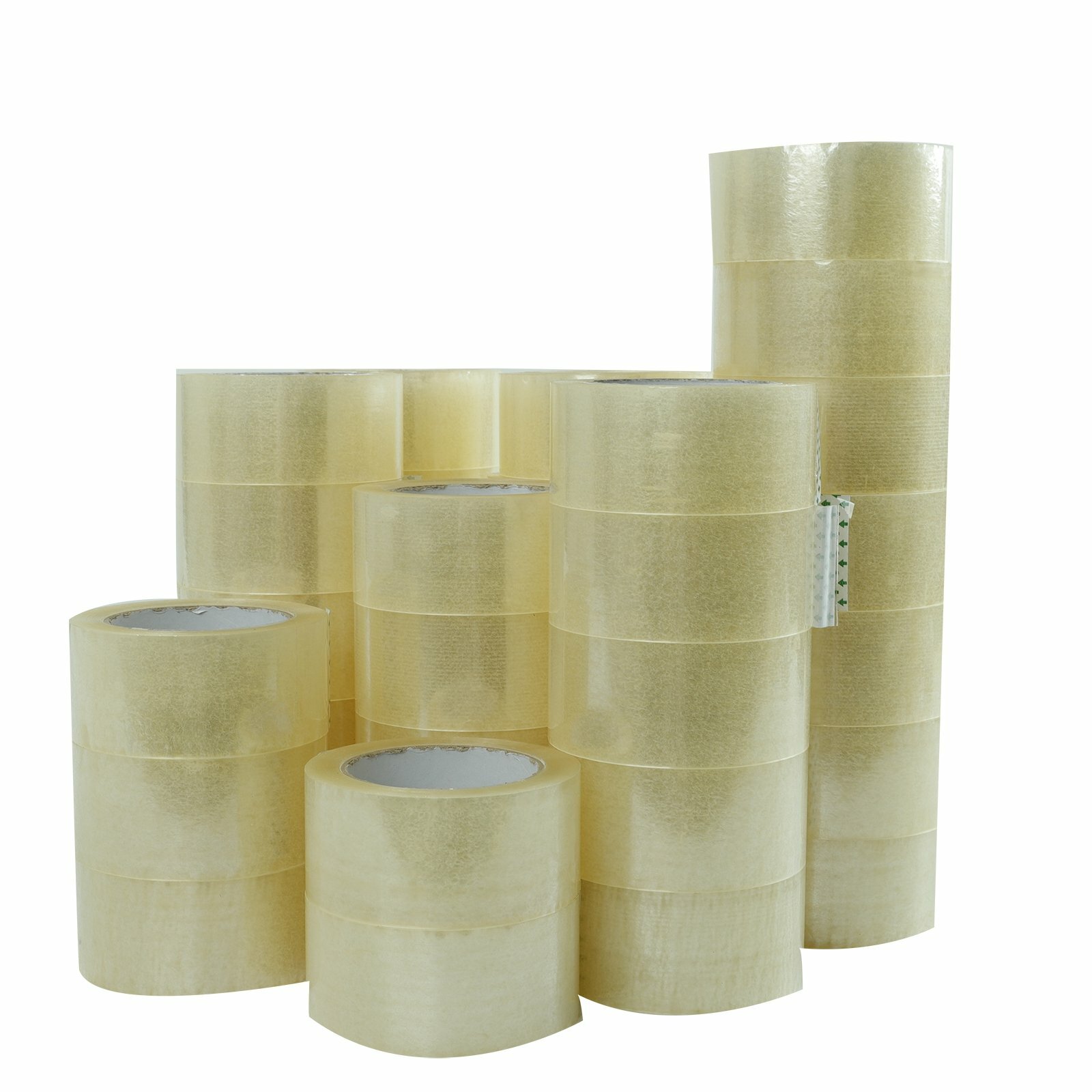 72 ROLLS 2 INCH x 110 Yards Packing Sealing Shipping Package Clear Tape 2-MiL