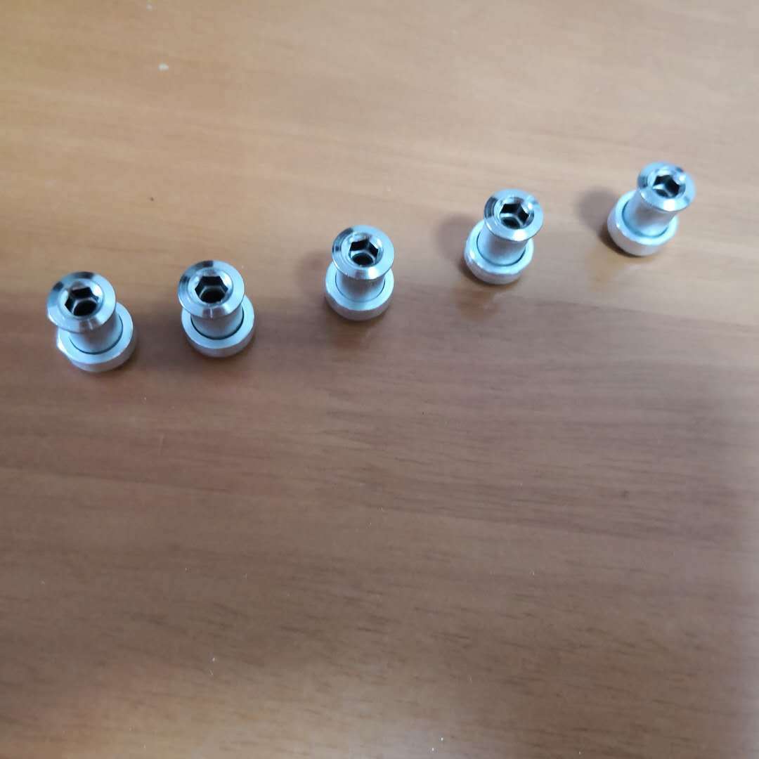 5pcs Extra-long Triple Chainring Bolts Nuts Spacers