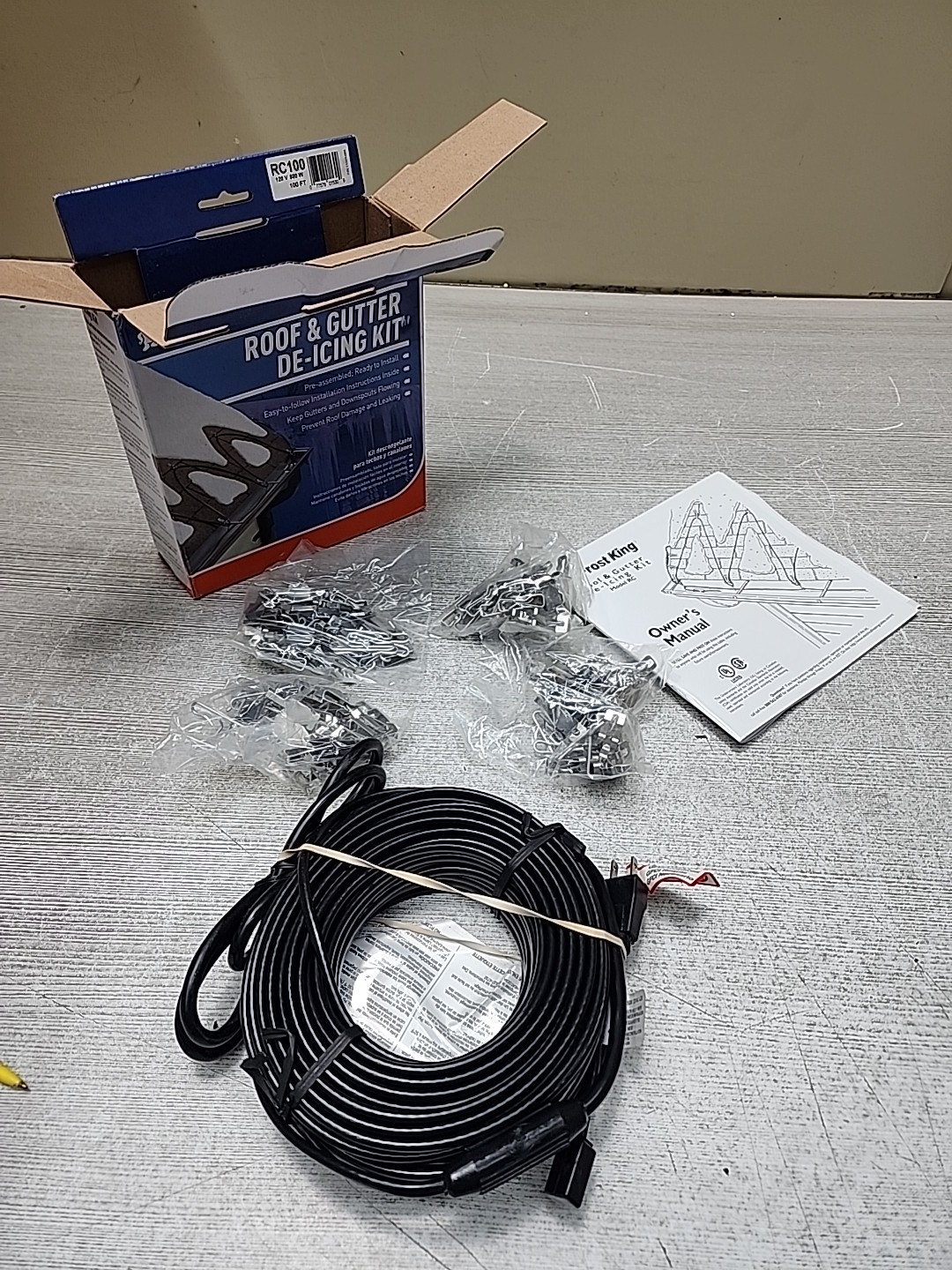 Frost King100 ft. Roof De-Icing Cable Kit Accessory