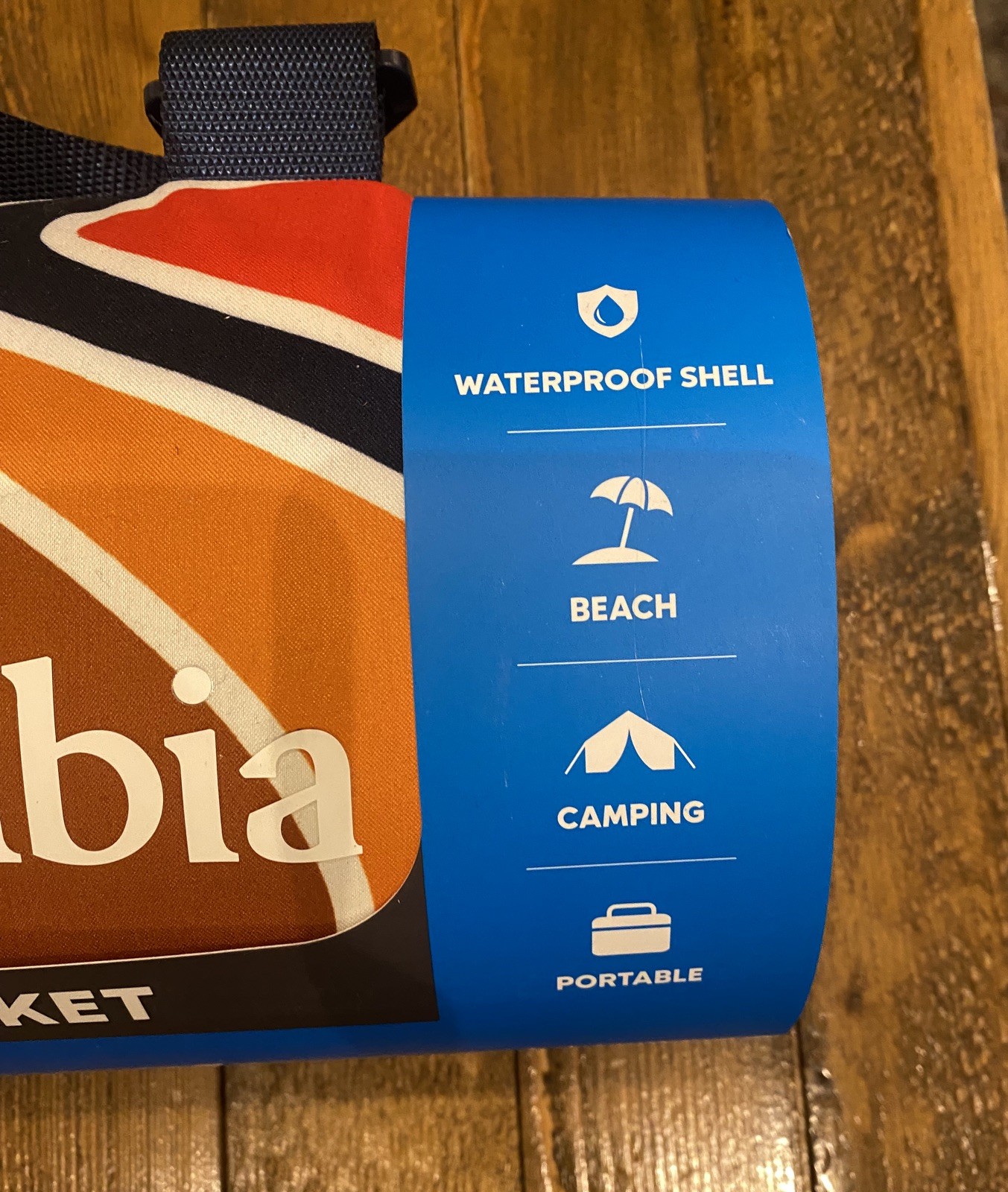 🤩Best Deal🧡 Columbia Outdoor Blanket ☀️ ⛰️ Sun Set Print! NEW with tags.