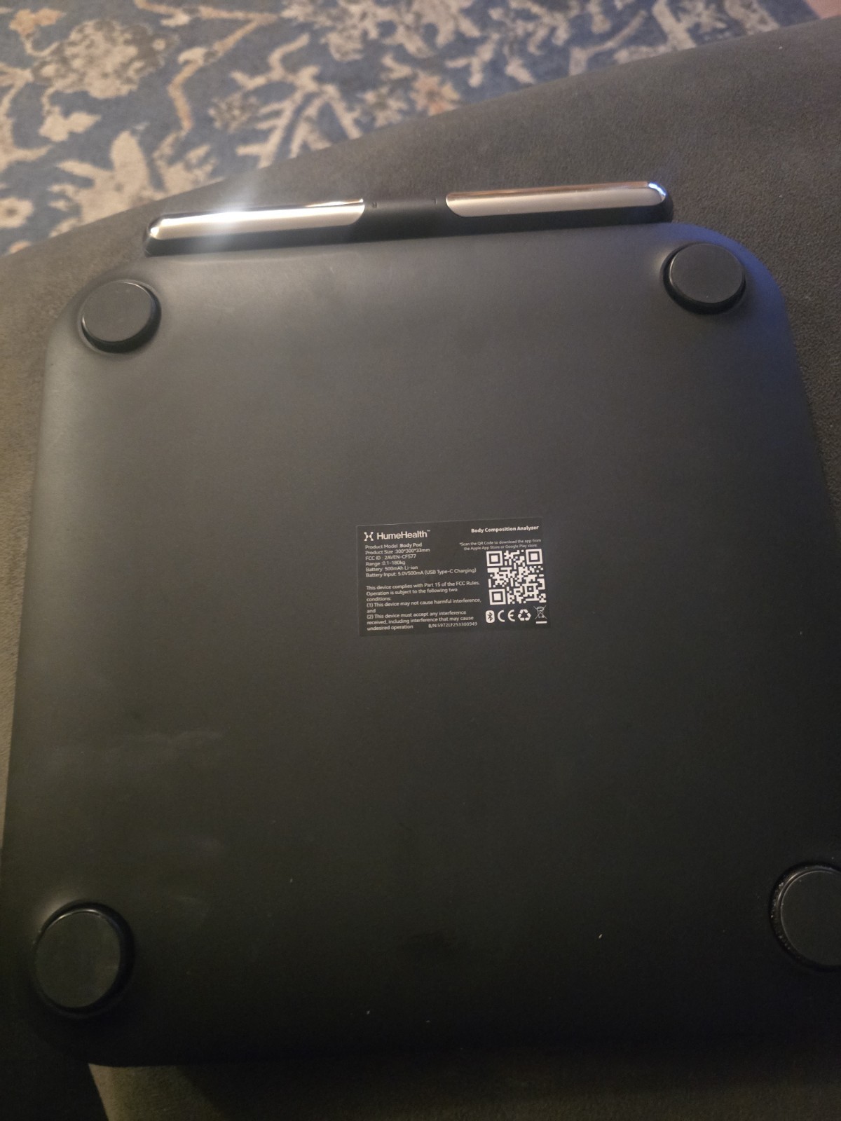 Hume Health The Body Pod at Home Body Analyzer & Scale New Sealed Free Shipping