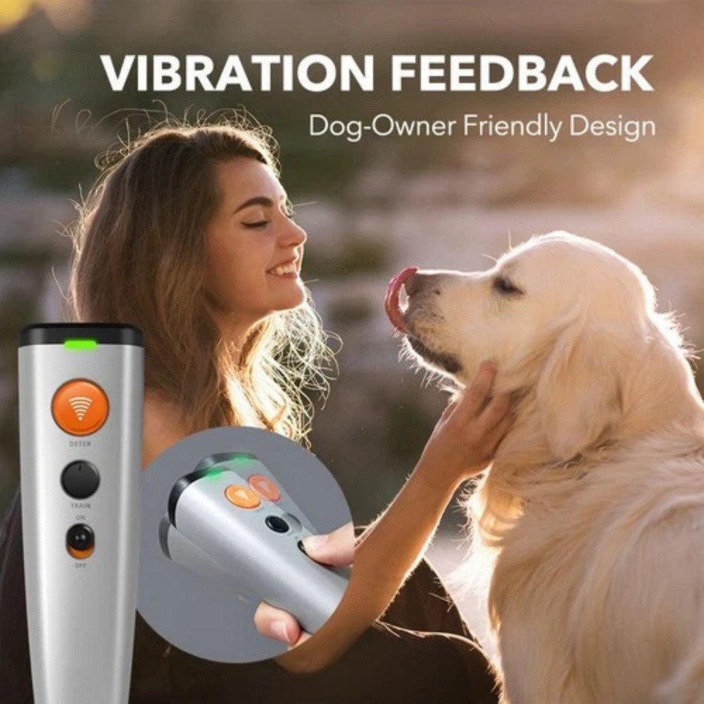 Ultrasonic Anti-Barking Device Dog Bark Control Sonic Silencer Trainer Outdoor