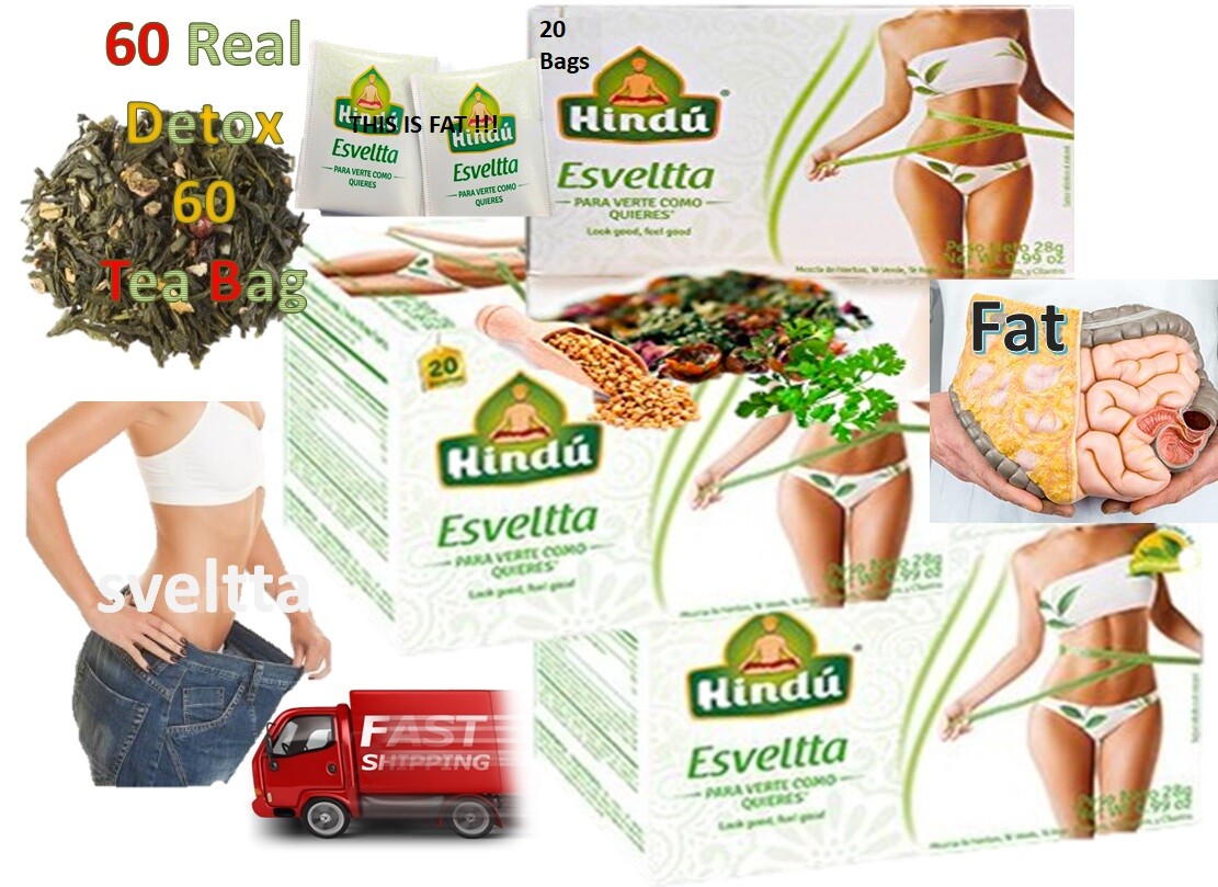 60 Day Detox Tea slimming Weight Loss to get Skinny belly Fit Tea DIVINA sveltta