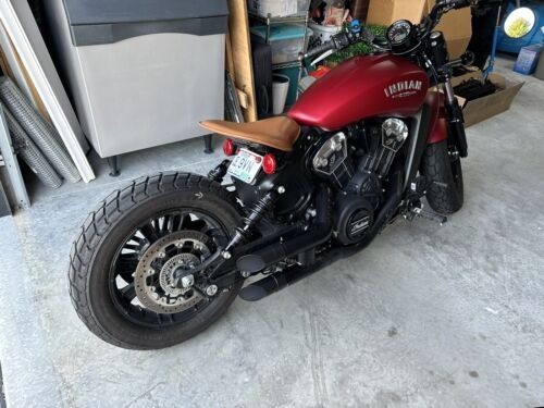 2PCS Shorty GP Exhaust Slip On For Indian Scout Sixty Rogue Bobber 2015-2025