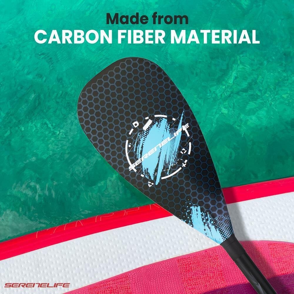 SereneLife Adjustable 3-piece Mix Carbonfiber Paddle Lightweight Compact Design