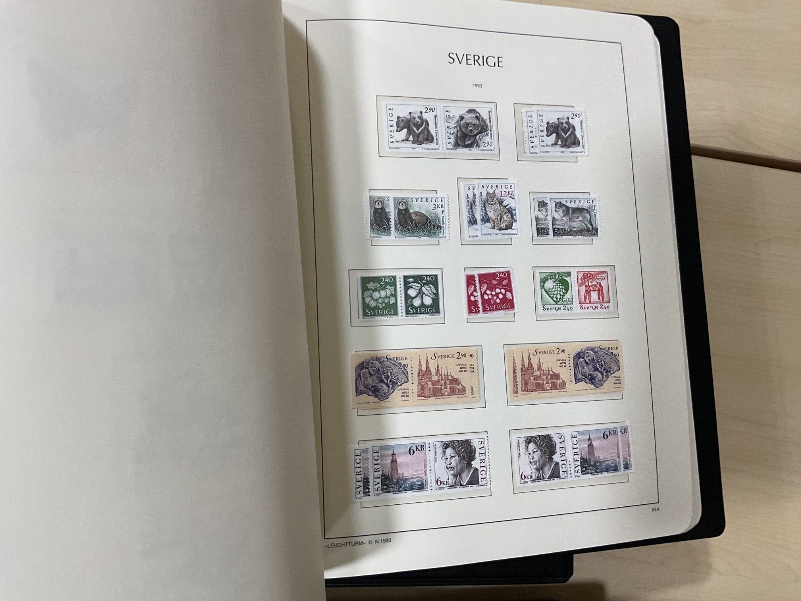 Sweden stamps. 1970 - 2008. 2 Light house albums. G/208*