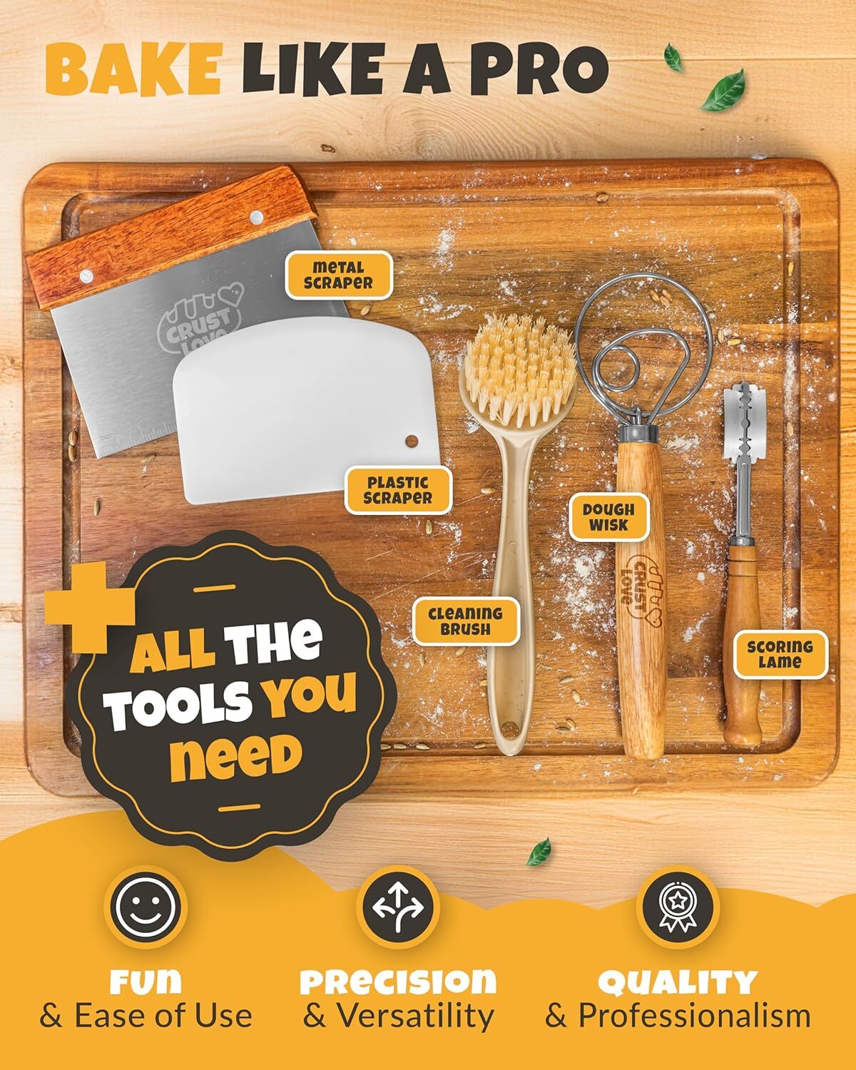 Rectangular Cast Iron Dutch Oven for Bread Baking - incl. Sourdough Bread Baking