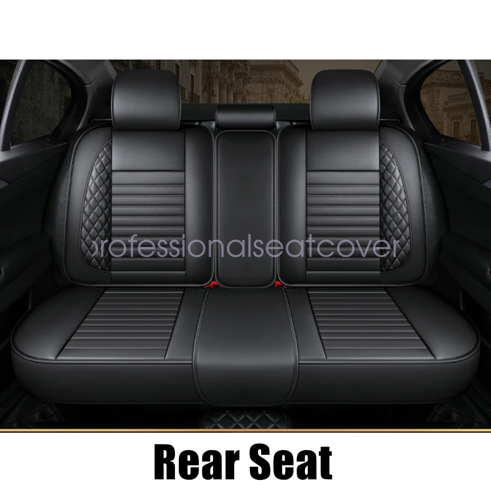 For 2007-2023 Jeep Wrangler Leather Seat Covers Protector 5-Sits Full Set