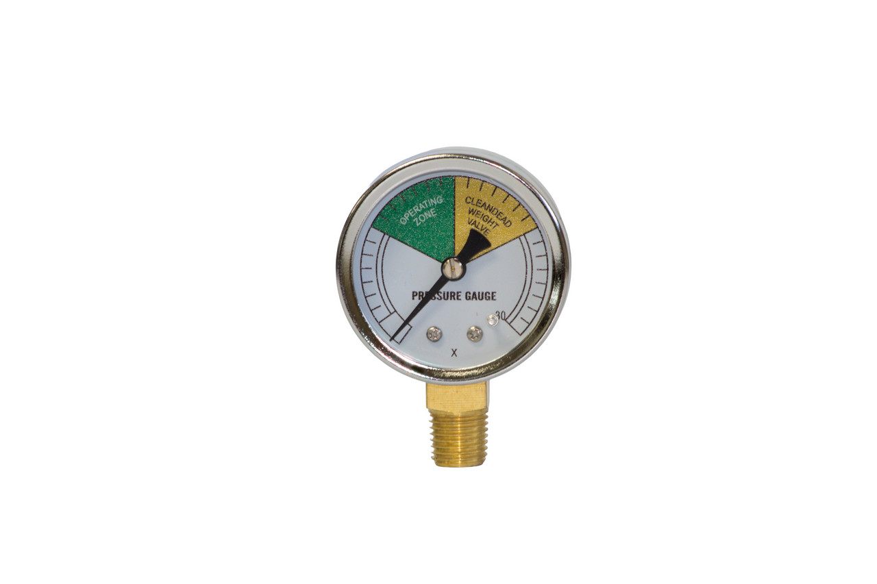 Pressure Gauge (0-30 PSI) 1/4" MPT for Henny Penny Fryers Replaces 16910