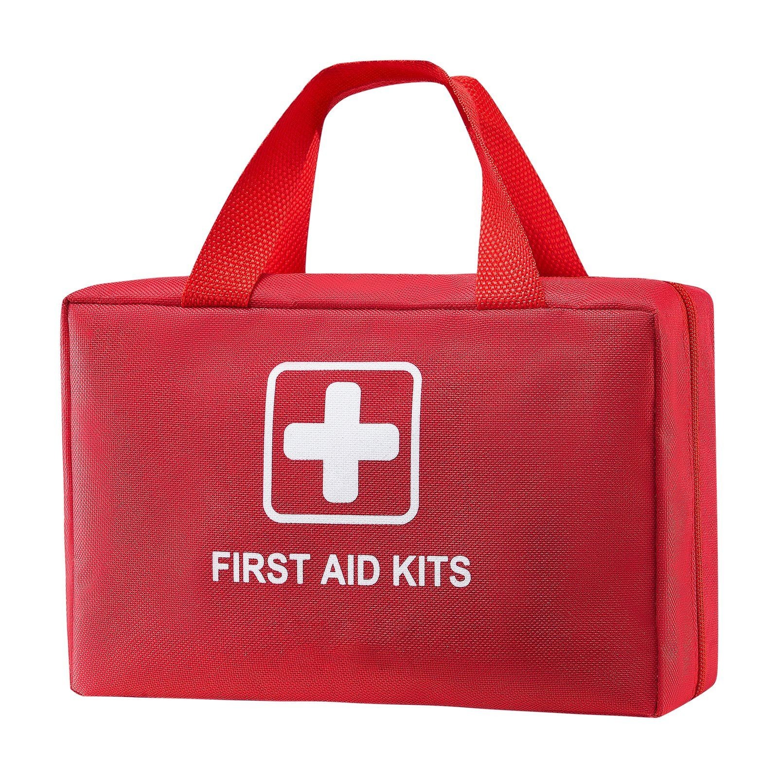 500 Piece Outdoor First Aid Kit – Large 600D Nylon Emergency Bag – Red