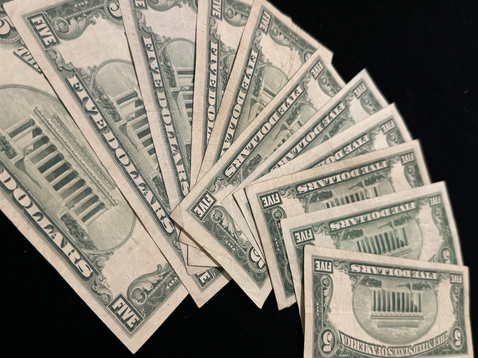 ✯ Problem Free RARE 1934 Blue Seal $5 Silver Certificate FIVE Dollar Bill Lot ✯