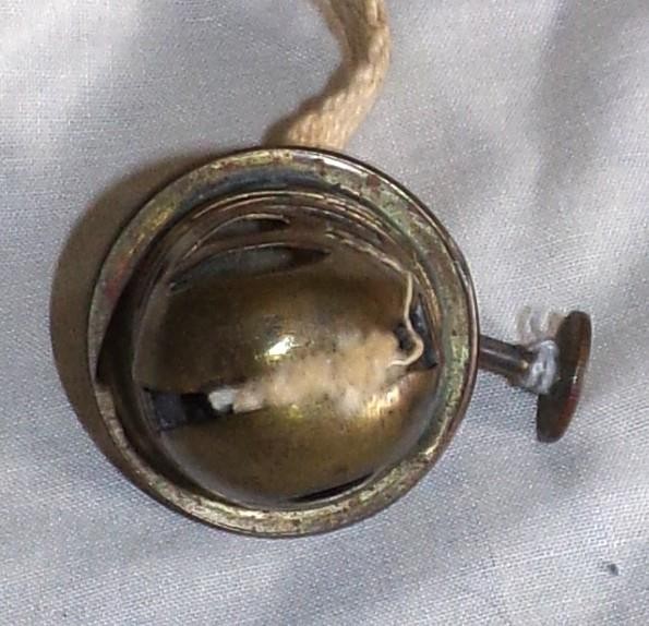 Antique Holmes Booth & Haydens Burner, for 7/8 Inch Collar Opening, #0 or #1