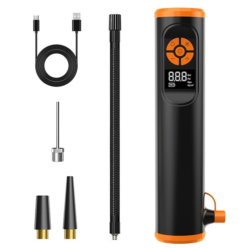 Portable Tire Inflator Rechargeable Air Compressor Pump 150PSI for Car Bike Ball