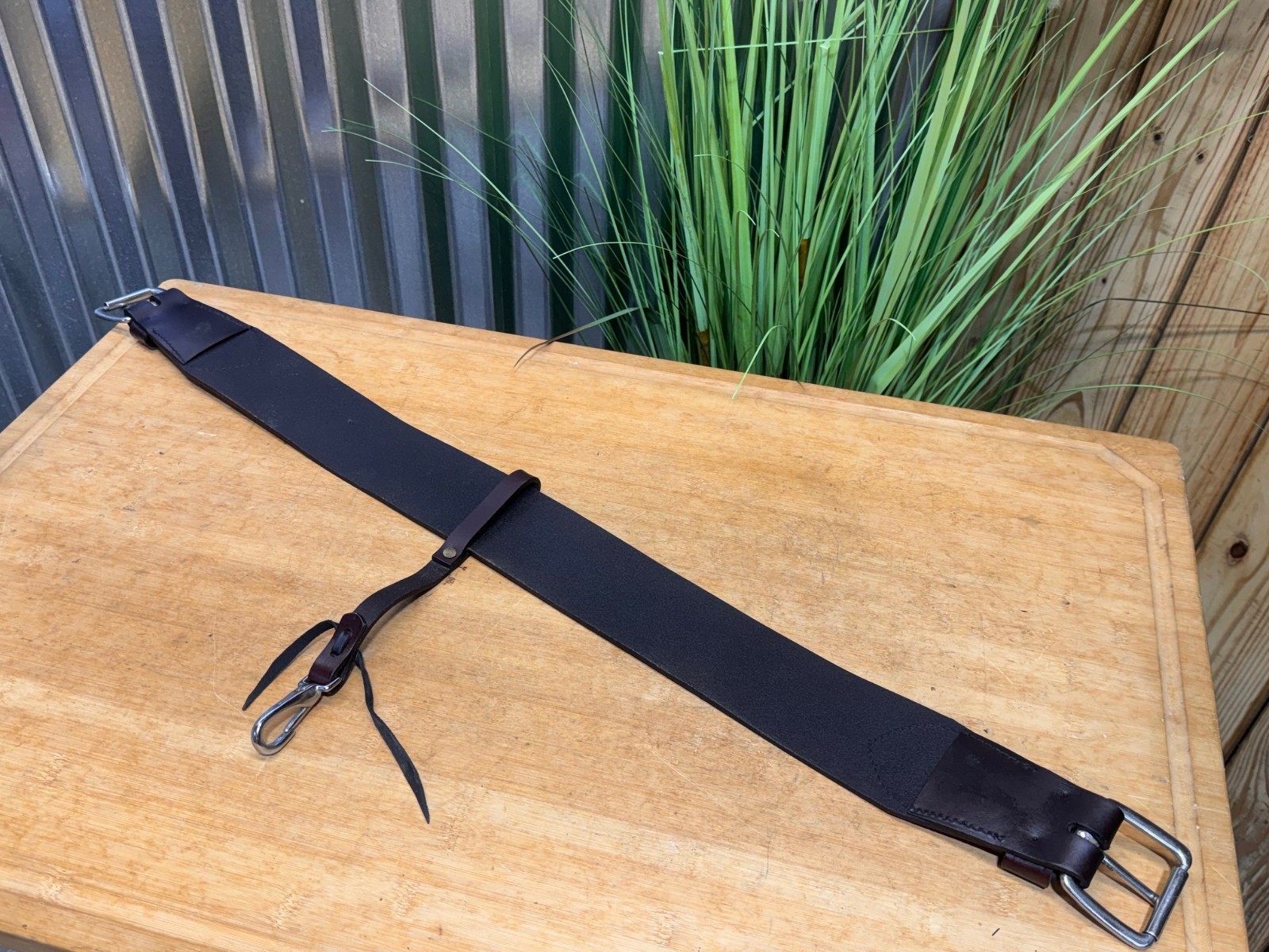 CIRCLE Y Western Saddle Rear Flank Center Strap / Back Cinch w SS Buckles