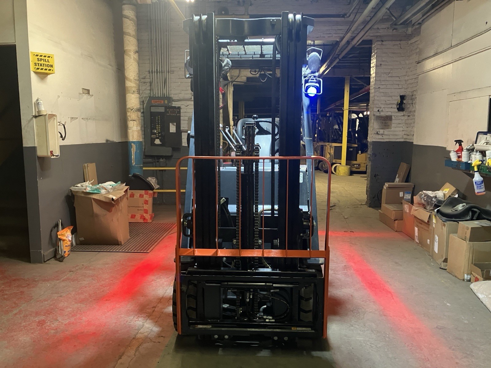 2021 Toyota 5000 LB Electric Forklift With SS and Triple Mast