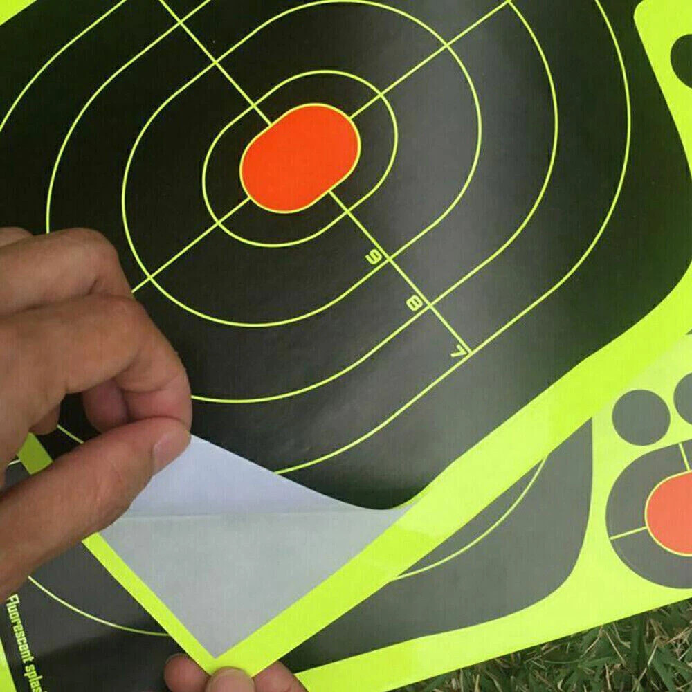 Reactive Splatter Shooting Targets Burst Instant Feedback Self-Adhesive Range