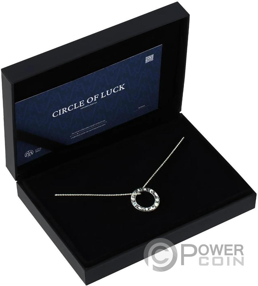 CIRCLE OF LUCK Pendant Silver Coin 1$ Liberia 2026