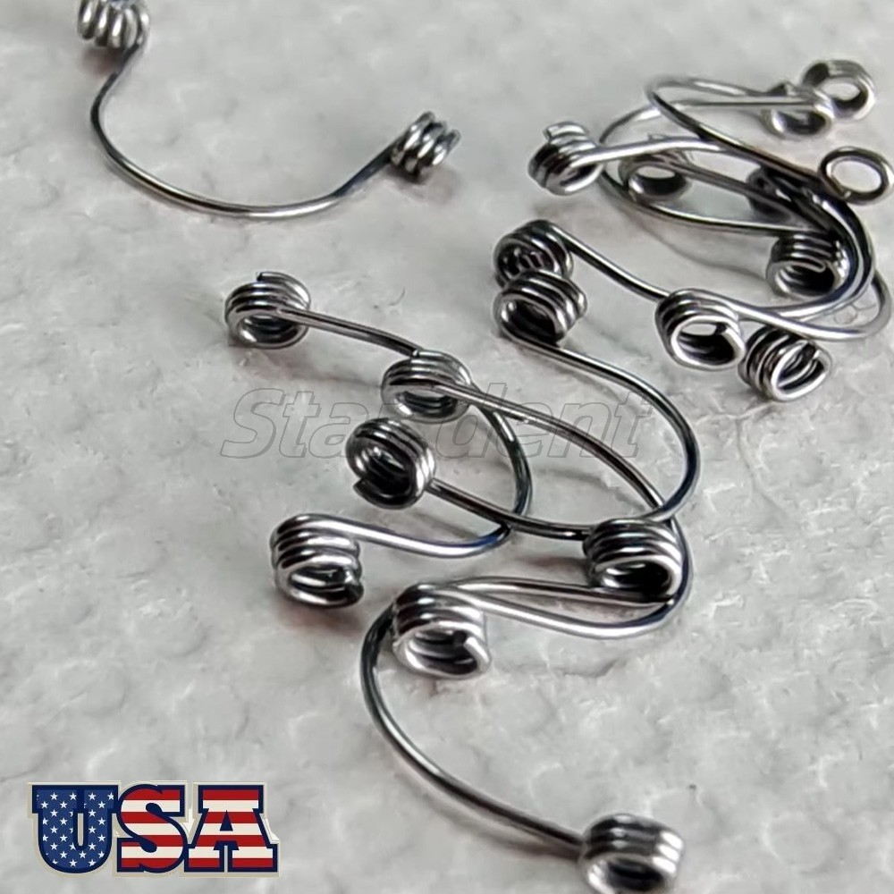 100pc Dental Ortho Torquing Torque Spring Rectangular Wire Single Anterior Teeth