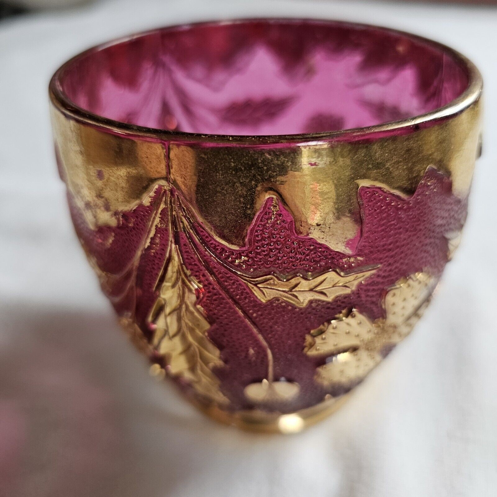 Delaware Glass Ruby 4 piece Set