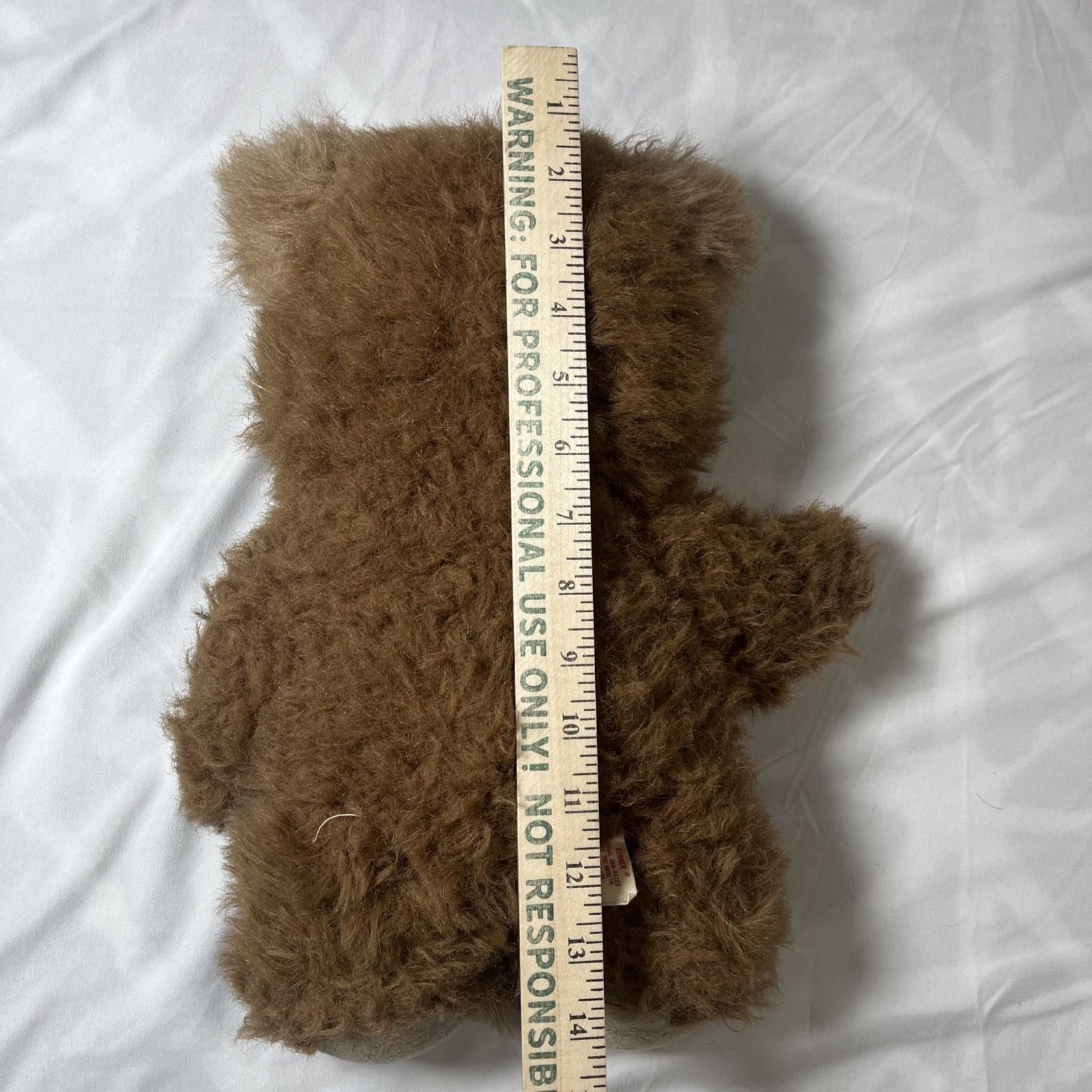 Star Wars Wicket The Ewok Plush Lucasfilm 15" 1983 Shaggy No Hood Vtg Kenner