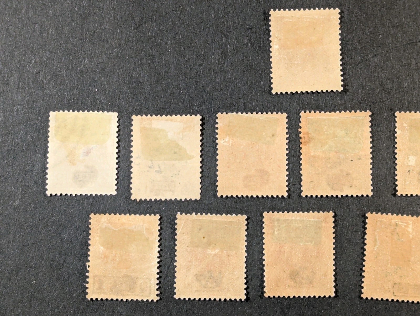 ALBANIA 1920-21 OVERPRINTS - Lot Of 12 Different - 10 MHOG - 2 Used + #129