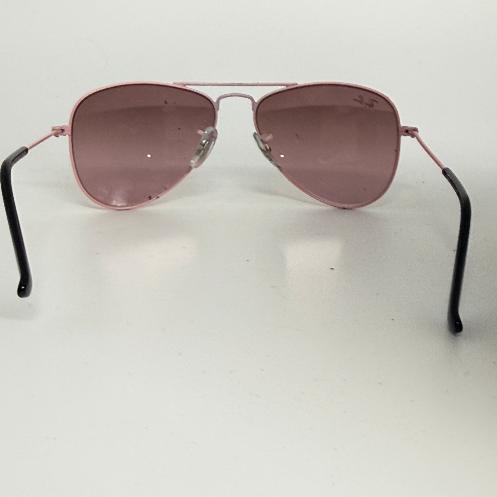 Ray-Ban Junior RJ9506S 211/7E Kids Aviator Sunglasses Pink Metal Frame 50 21713