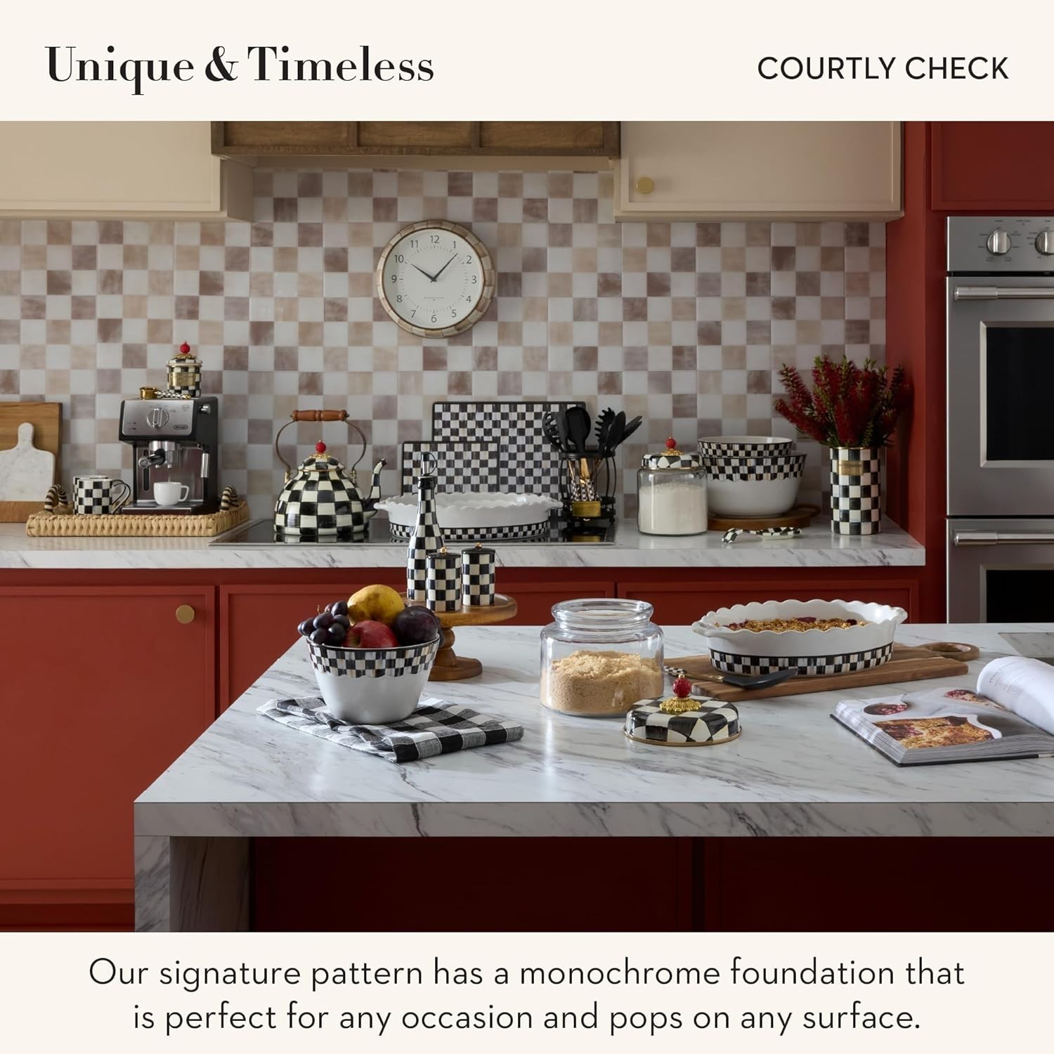 MacKenzie-Childs Courtly Check Mug