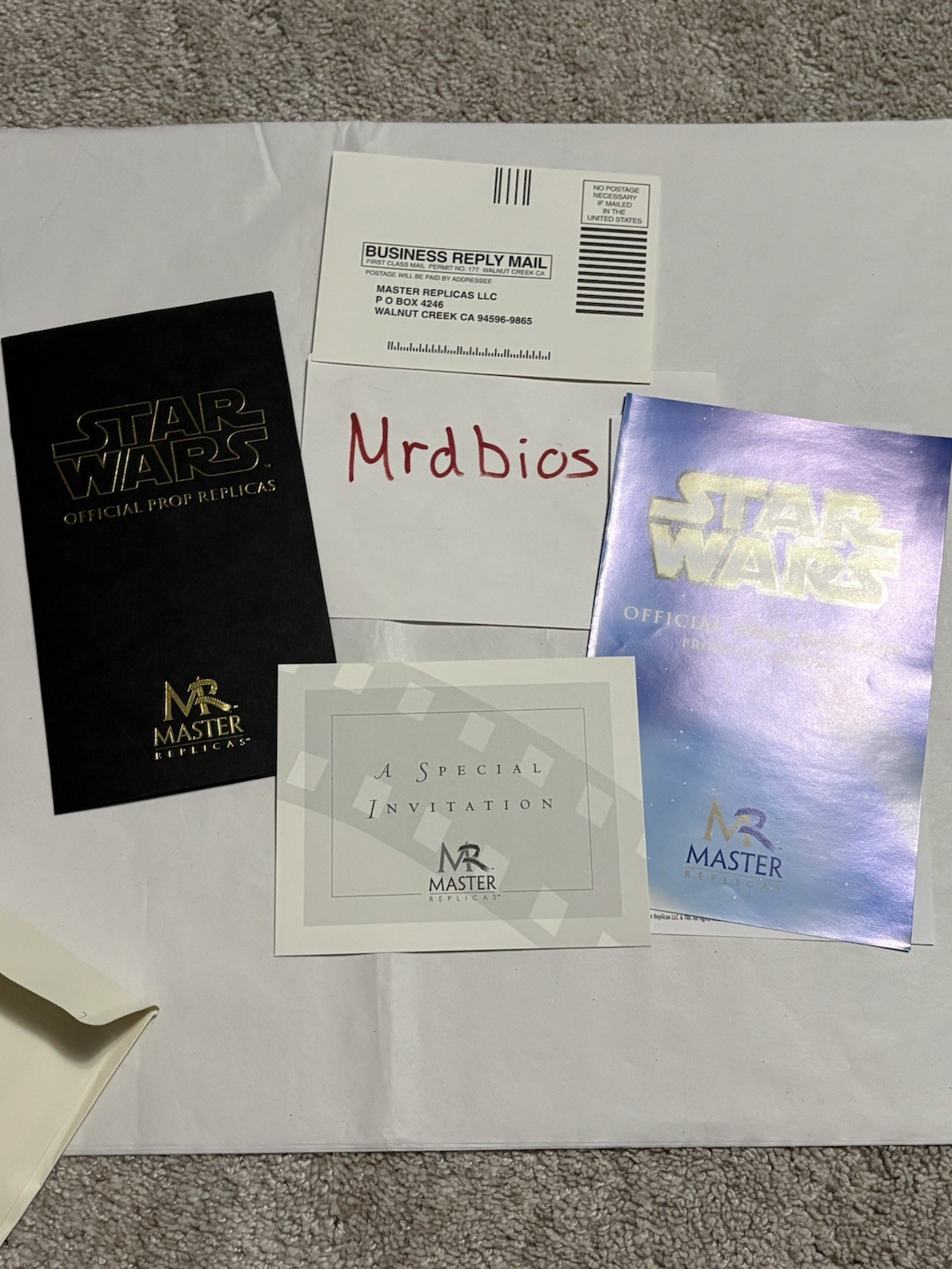 Master Replicas 1:1 Scale Star Wars Jedi Training Remote Prop Replica #1834/2500