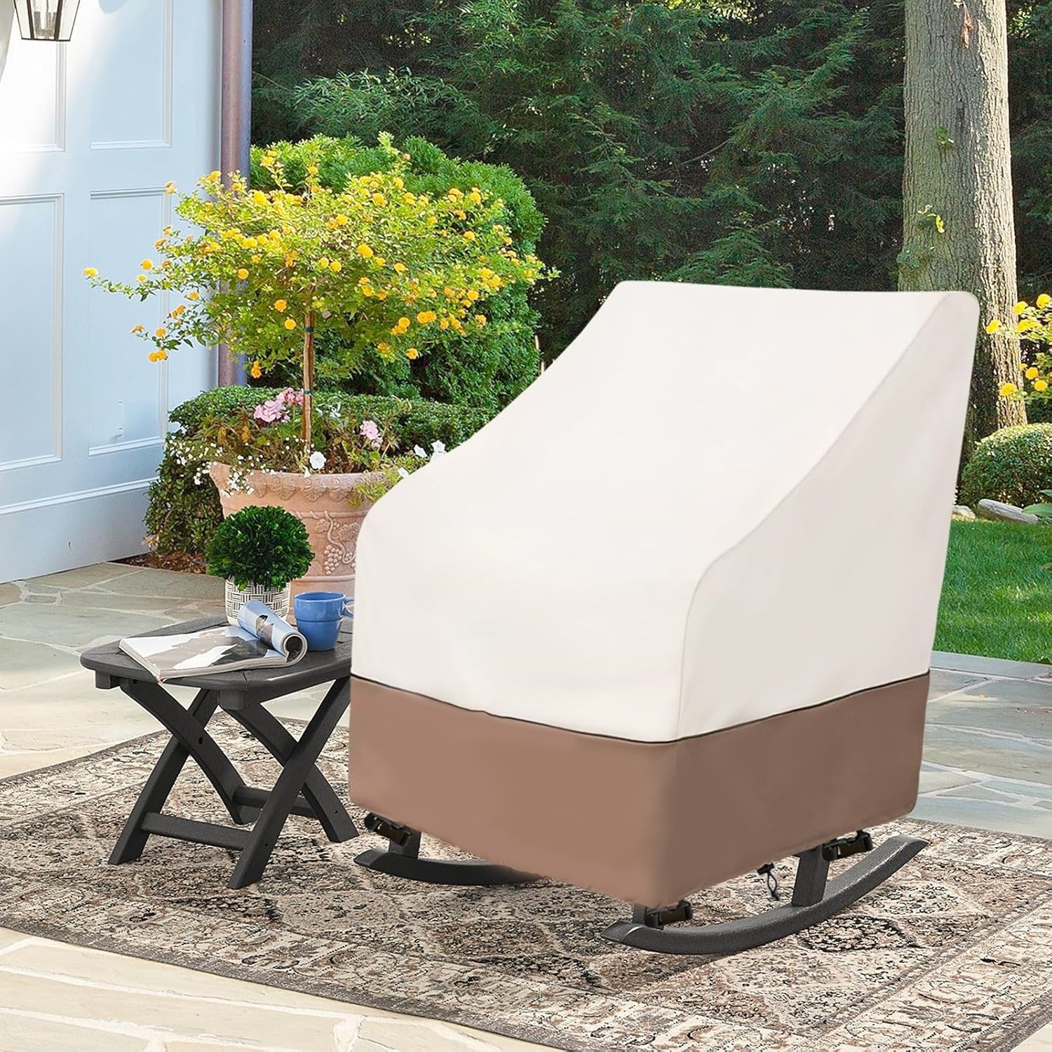 HBN 2Pcs Patio Chair Covers, Waterproof Patio Furniture Covers, 33” x 33” x 36”