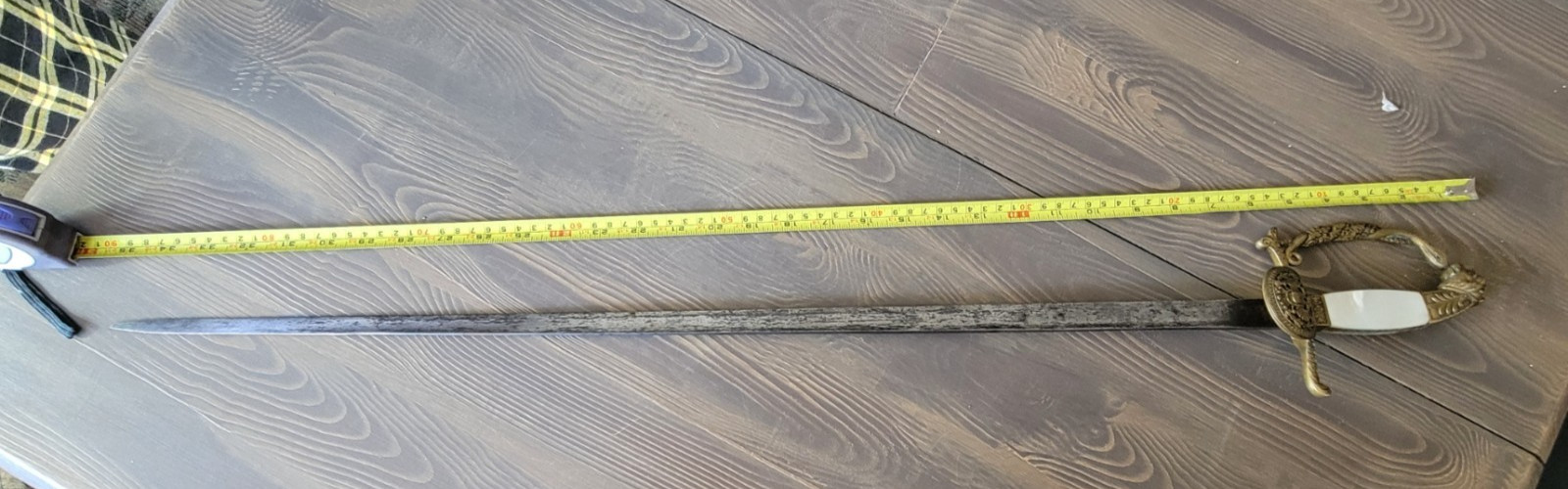 Antique Austro-Hungary 1800s Lionhead Court Sword Used