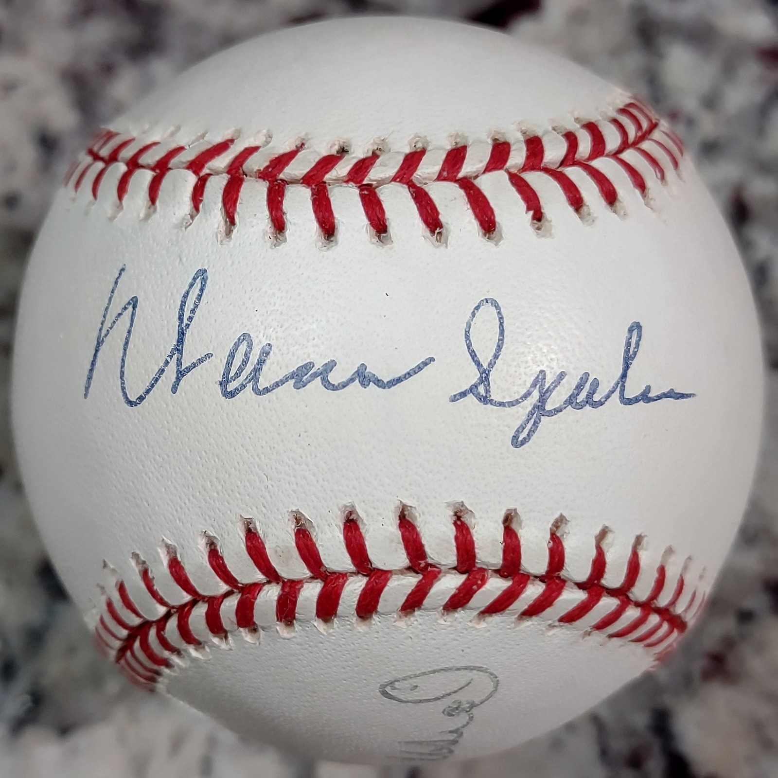 Stan Musial & Warren Spahn Signed National League Baseball RONLB JSA COA