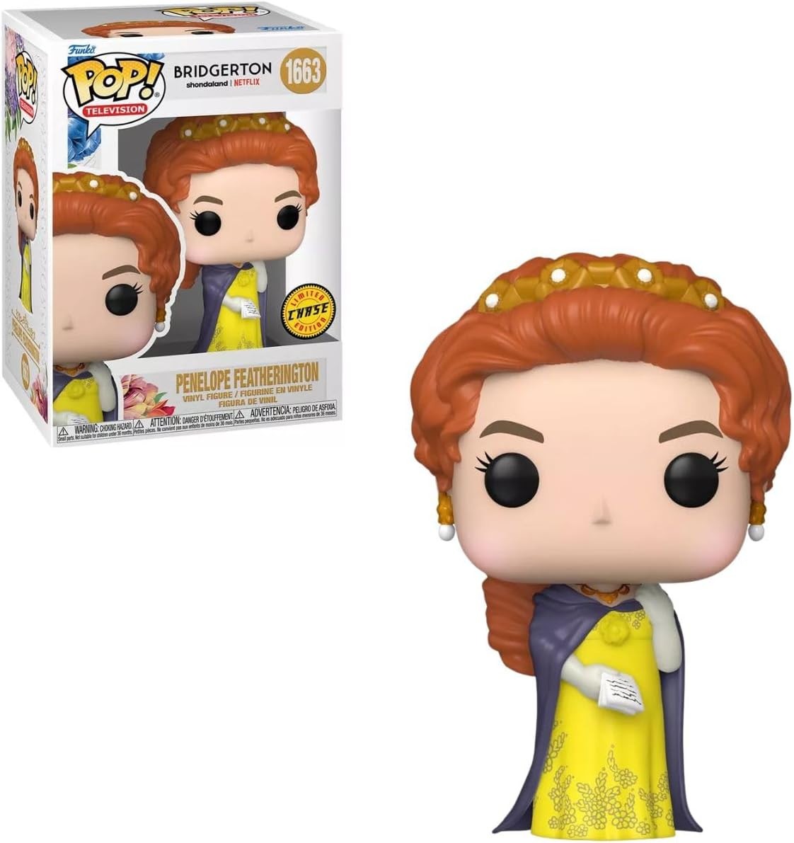 Funko TV: Bridgerton - Penelope Featherington CHASE Figure #1663 + POP Protector