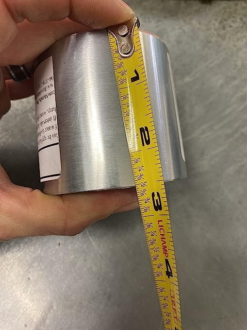 RotoMetals Zinc Metal Strip for Roof and Garden - 50 Feet x (2 1/2 - 3 Inches) -