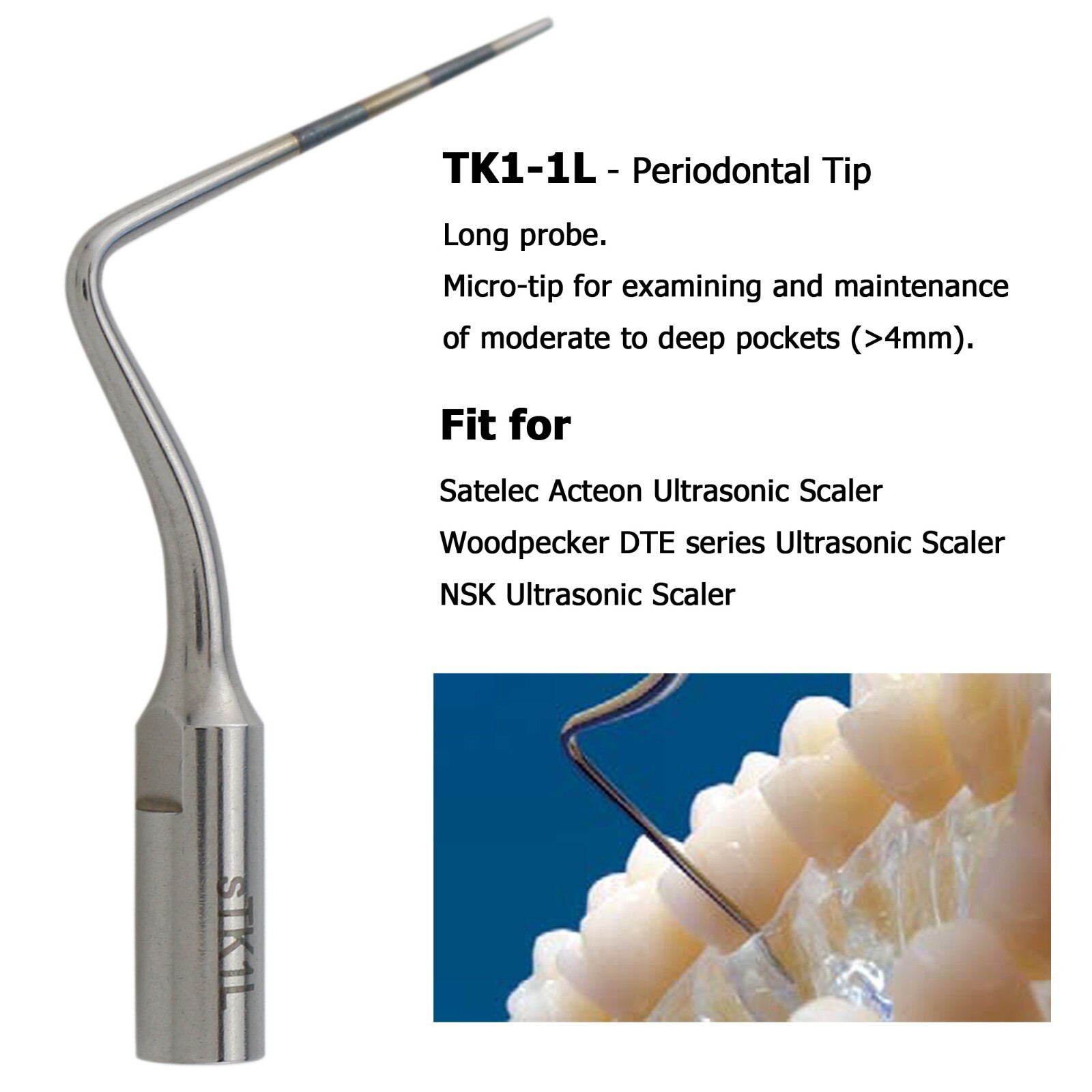 Dental Ultrasonic Satelec Piezo Scaler Tips ACTEON Piezotome Cube Surgery Tips