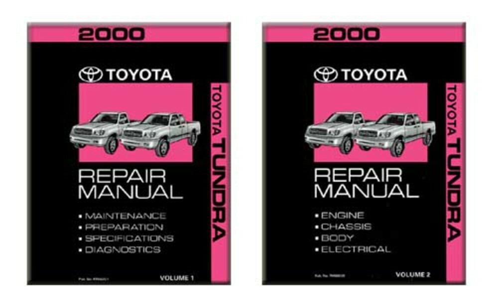 2000 Toyota Tundra Shop Service Repair Manual