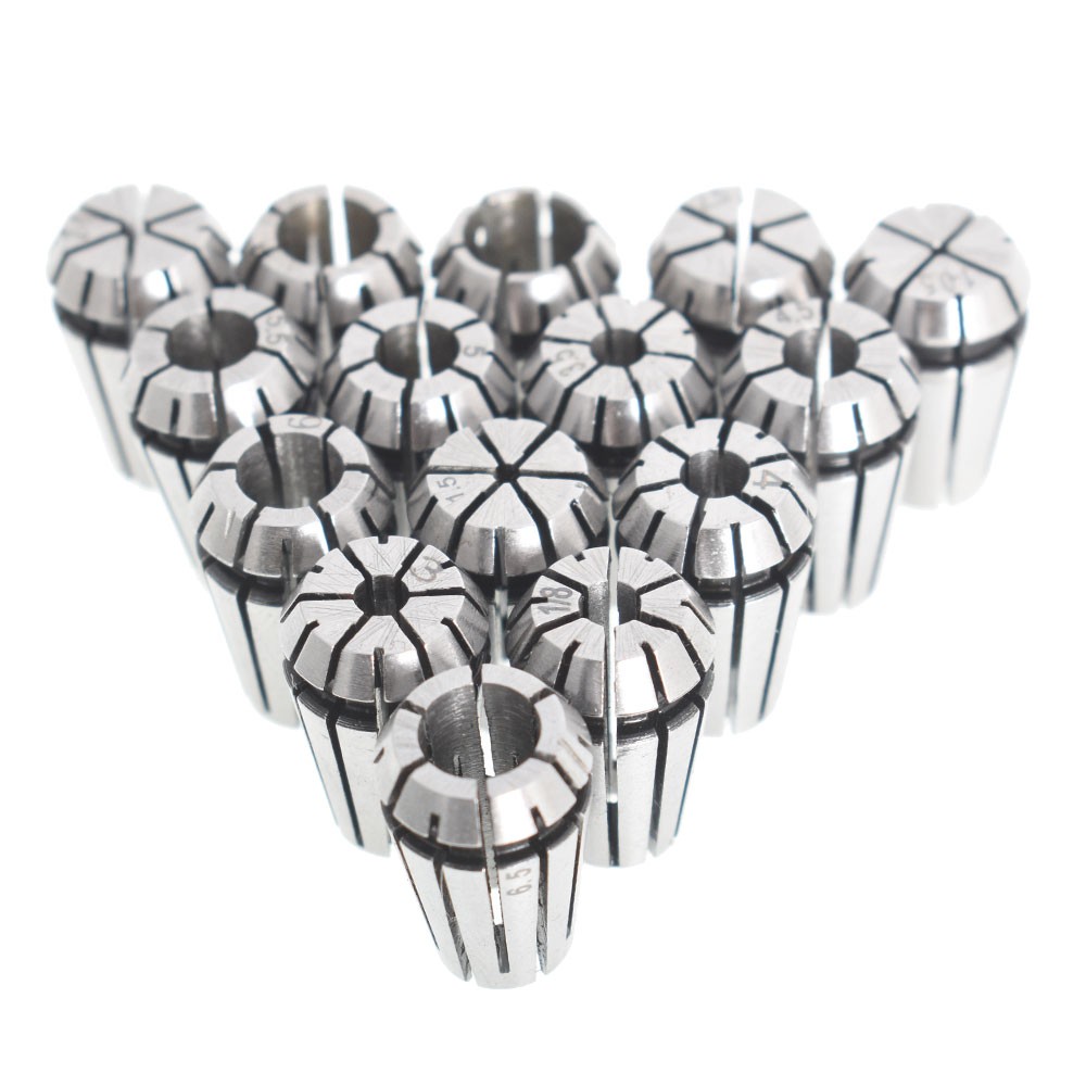 ER11 Spring Collet Set CNC Super Precision For Milling Tool NEW 15Pcs