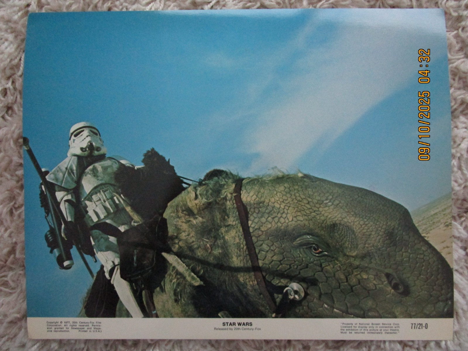 Vintage Original 1977 Star Wars Movie Lobby Card Set 77/21-0 Lot of 8 11x14