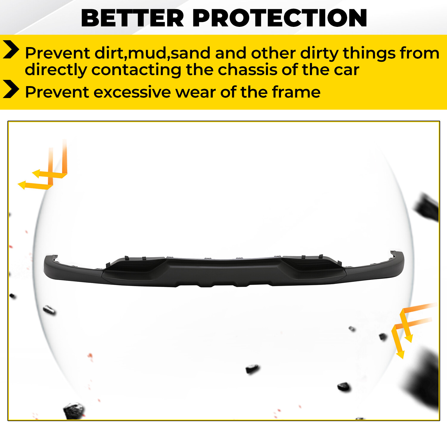 Front Lower Bumper Valance For Chevrolet Silverado 1500 2016 2017 2018 2019