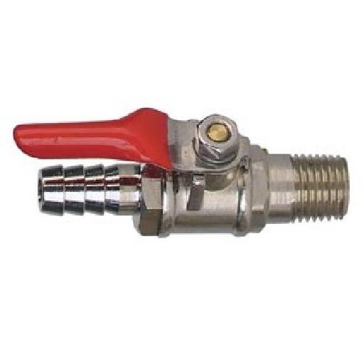 Beer Tap Co2 Nitrogen Gas Shutoff  Air Line Valve Kegerator 5/16" barb